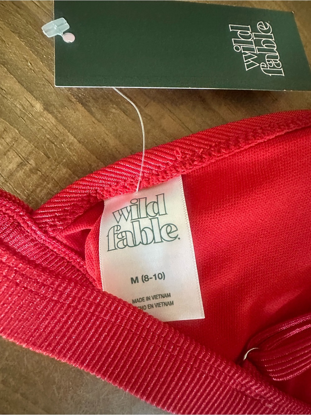 Wild Fable Shiny Ribbed Triangle Bikini Top - Picture 6 of 6